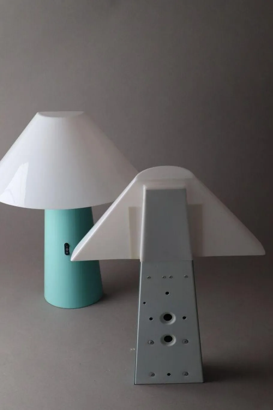 New Pamono Postmodern Turquoise Wall Lamp from Arlus, 1980s