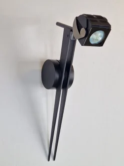 Pamono Postmodern Wall Lamp Metal Spot by Debsch Aster, Italy, 1980s