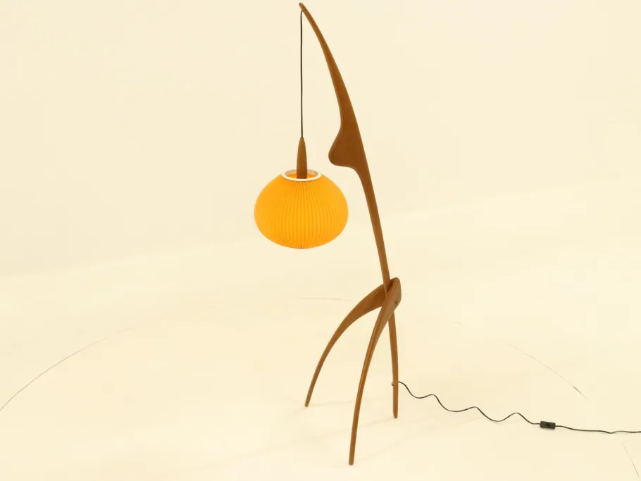 Best Pamono Praying Mantis Floor Lamp from Rispal, France, 1950s