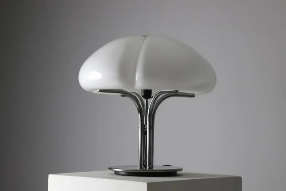 Outlet Pamono Project Office Quadrifoglio Table Lamp for Guzzini, 1970
