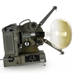 Clearance Pamono Projector Transformed Into a Light Fixture from Heurtier