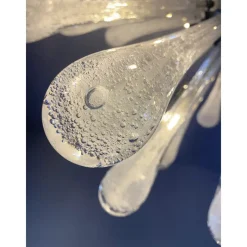 Clearance Pamono Pulegoso Drops Murano Glass Sputnik Chandelier by Simoeng