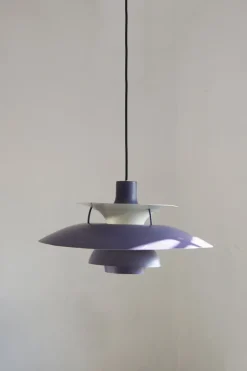 Hot Pamono Purple PH5 Pendant Lamp by Poul Henningsen for Louis Poulsen, 1960s