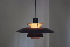 Hot Pamono Purple PH5 Pendant Lamp by Poul Henningsen for Louis Poulsen, 1960s