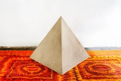 New Pamono Pyramid Moon Rock Lamp by André Cazenave for Singleton, Italy, 1970s