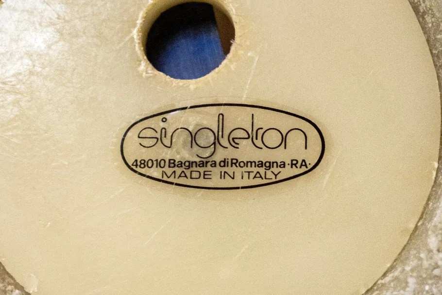 New Pamono Pyramid Moon Rock Lamp by André Cazenave for Singleton, Italy, 1970s