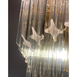 Best Pamono Quadriedro Twister Chandelier in Murano Glass by Simoeng