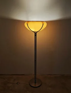 New Pamono Quadrifoglio Floor Lamp attributed to Harvey Guzzini attributed to Meblo, 1960s