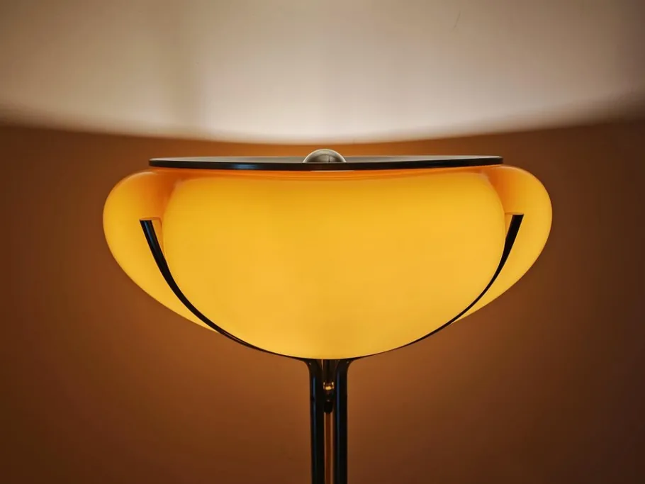 New Pamono Quadrifoglio Floor Lamp attributed to Harvey Guzzini attributed to Meblo, 1960s