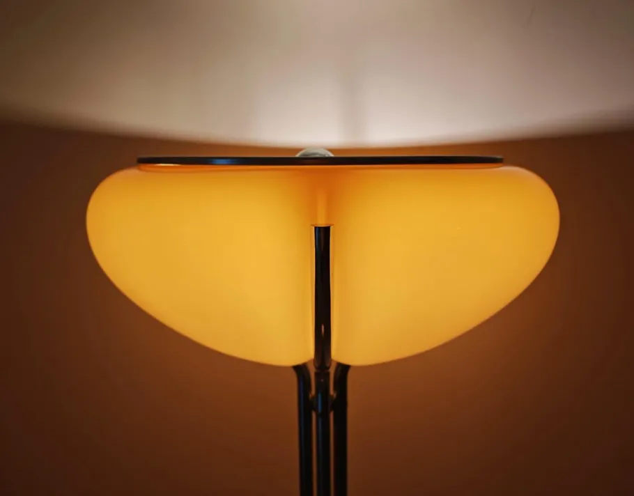 New Pamono Quadrifoglio Floor Lamp attributed to Harvey Guzzini attributed to Meblo, 1960s