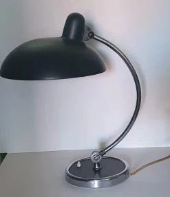 Hot Pamono Rare First Production of Black President 6631 Desk Lamp by Christian Dell for Kaiser Idell / Kaiser Leuchten, 1930s