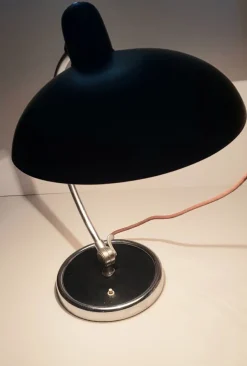 Hot Pamono Rare First Production of Black President 6631 Desk Lamp by Christian Dell for Kaiser Idell / Kaiser Leuchten, 1930s