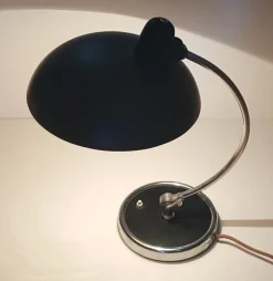 Hot Pamono Rare First Production of Black President 6631 Desk Lamp by Christian Dell for Kaiser Idell / Kaiser Leuchten, 1930s