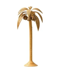 Best Pamono Rattan Coconut Floor Lamp, 1990s