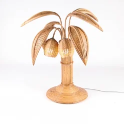 New Pamono Rattan Coconut Lamp