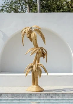 New Pamono Rattan Floor Lamp, 1990s