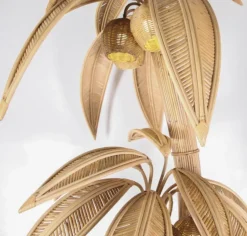 New Pamono Rattan Floor Lamp, 1990s