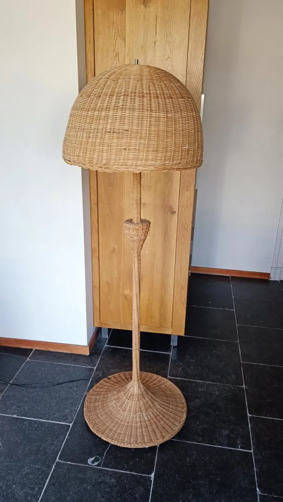 Hot Pamono Rattan Floorlamp, 1960