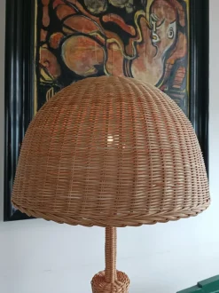 Hot Pamono Rattan Floorlamp, 1960
