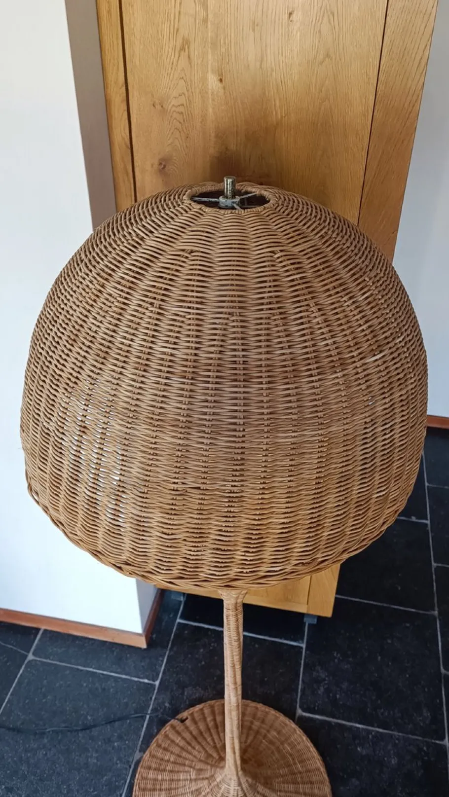 Hot Pamono Rattan Floorlamp, 1960
