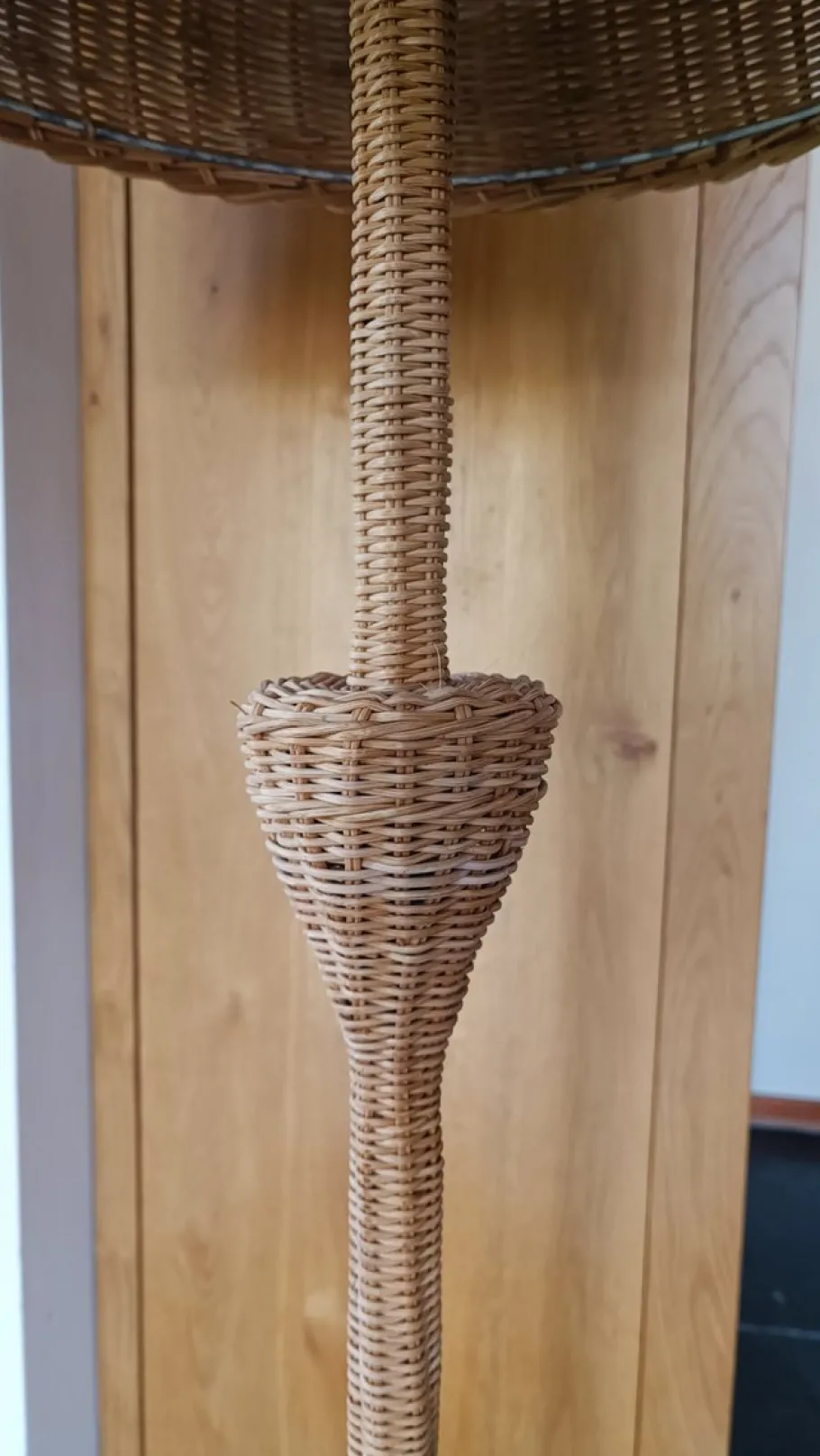 Hot Pamono Rattan Floorlamp, 1960