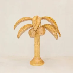 Discount Pamono Rattan Palm Table Lamp