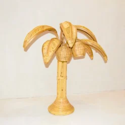 Discount Pamono Rattan Palm Table Lamp