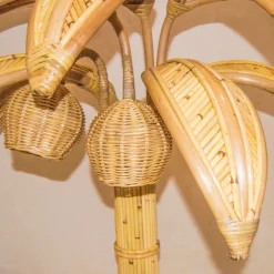 Discount Pamono Rattan Palm Table Lamp
