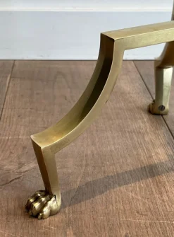 Pamono Reading Lamp with Brass Claw Feet by Maison Jansen