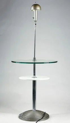 Clearance Pamono Reading Table with Jointed Lamp by Daniela Puppa & Franco Raggi for Fontana Arte, 1988