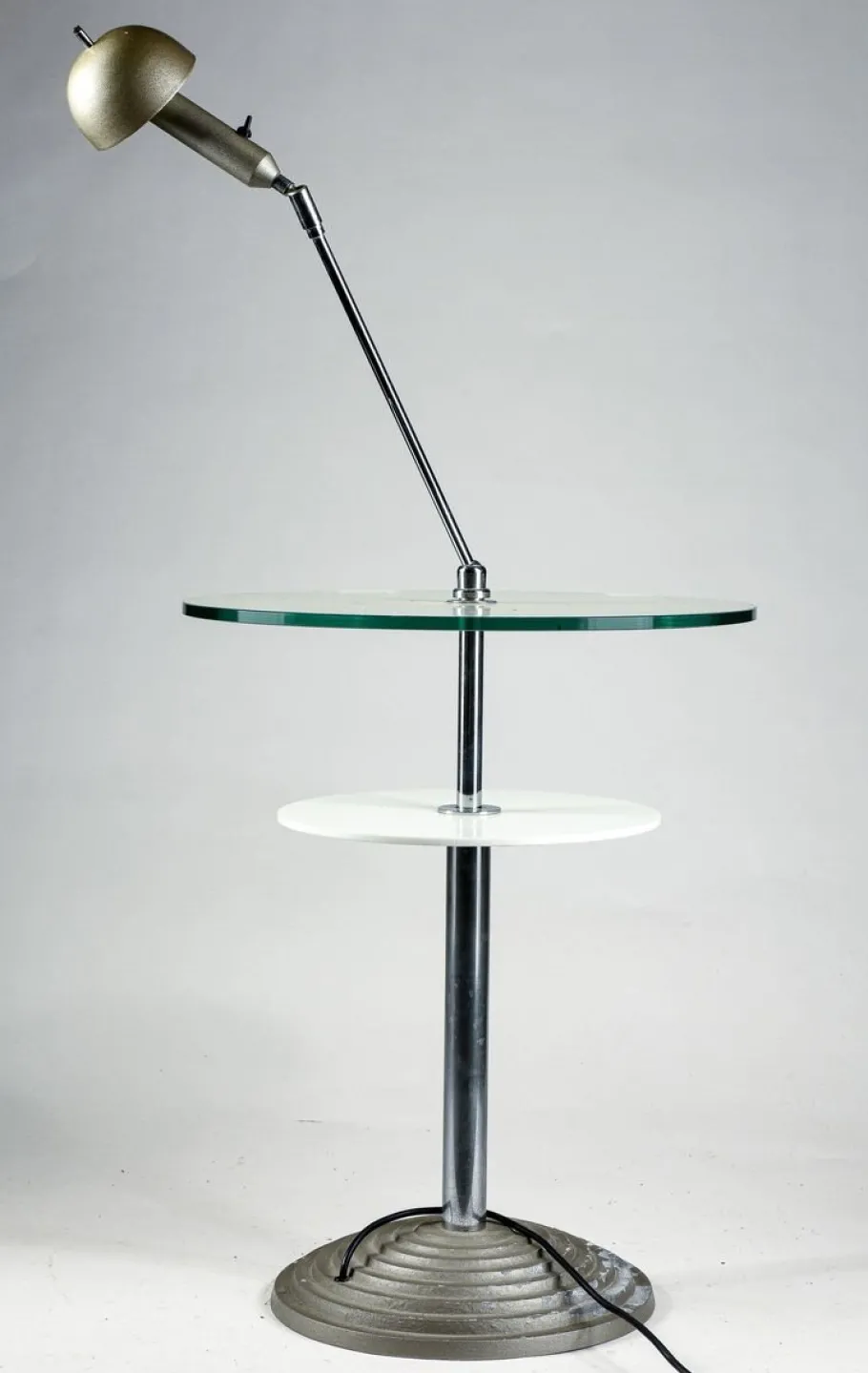Clearance Pamono Reading Table with Jointed Lamp by Daniela Puppa & Franco Raggi for Fontana Arte, 1988
