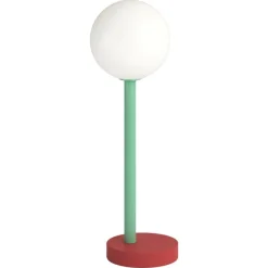 Hot Pamono Red and Green Off Center Desk Light by Atelier Areti