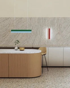 Best Pamono Red and Pink Parallel Tubes Wall Light by Atelier Areti