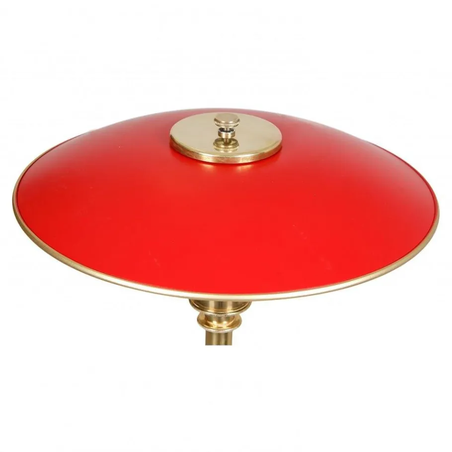 Discount Pamono Red Anniversary Ph 3/2 Table Lamp with Light Patina by Poul Henningsen for Louis Poulsen