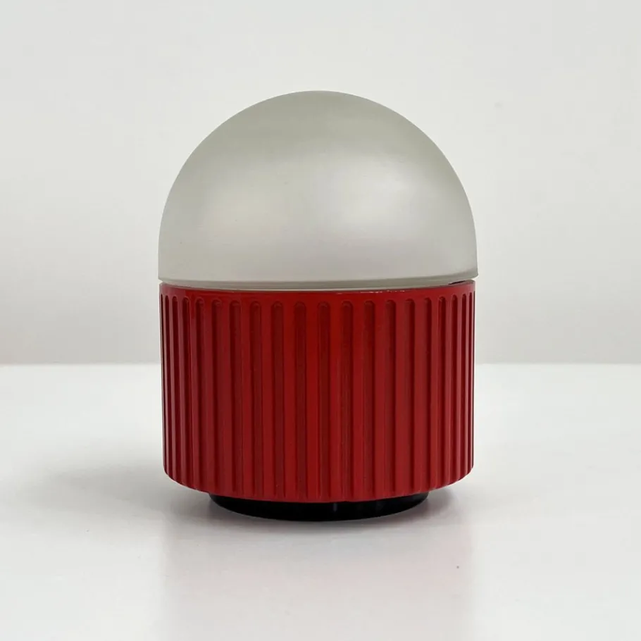 Best Pamono Red Bulbo Table Lamp by R. Barbieri & G. Marianelli for Tronconi, 1980s