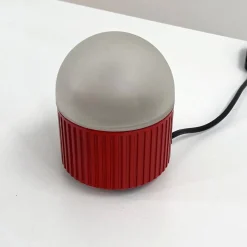 Best Pamono Red Bulbo Table Lamp by R. Barbieri & G. Marianelli for Tronconi, 1980s