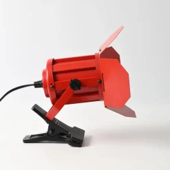 Pamono Red Clamp Spotlight Lamp from Ikea, 1980s