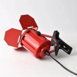 Pamono Red Clamp Spotlight Lamp from Ikea, 1980s