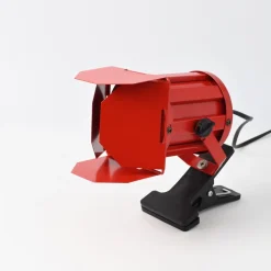 Pamono Red Clamp Spotlight Lamp from Ikea, 1980s