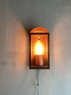 Best Pamono Red Copper Garden Lamps, 1990s, Set of 2
