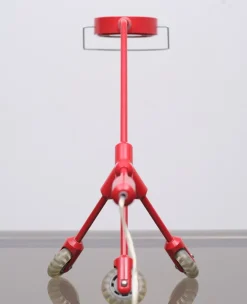 Outlet Pamono Red Dog Kila Table Lamp on Wheels from Ikea