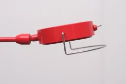 Outlet Pamono Red Dog Kila Table Lamp on Wheels from Ikea