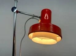 Clearance Pamono Red Floor Lamp by Josef Hurka for Napako, 1970s