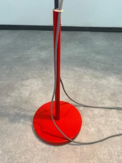 Clearance Pamono Red Floor Lamp by Josef Hurka for Napako, 1970s
