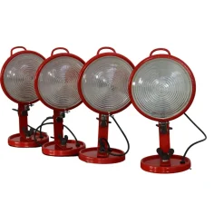 Hot Pamono Red Jeep Wall Lights by Cesare Leonardi and Franca Stagi for Lumenform, Set of 4