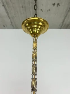 Discount Pamono Red Jugendstil Hanging Lamp, 1890s