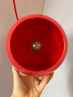 Discount Pamono Red Plastic Ball Lamp