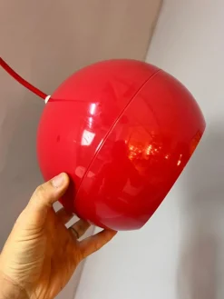 Discount Pamono Red Plastic Ball Lamp
