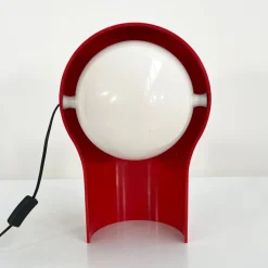 Discount Pamono Red Telegono Table Lamp by Vico Magistretti for Artemide, 1960s