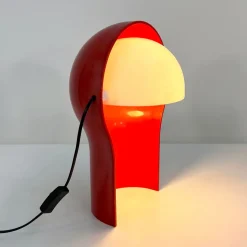 Discount Pamono Red Telegono Table Lamp by Vico Magistretti for Artemide, 1960s